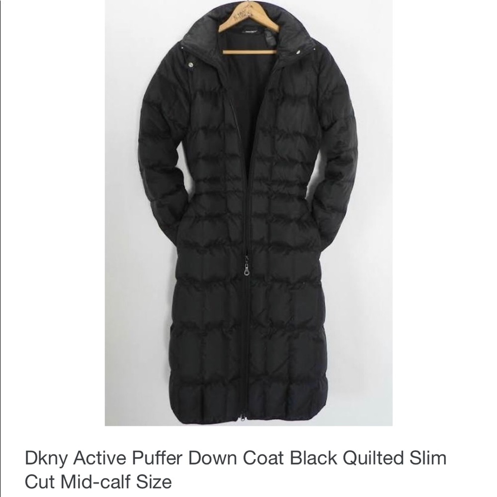 Dkny black coat by viviglam 🌹